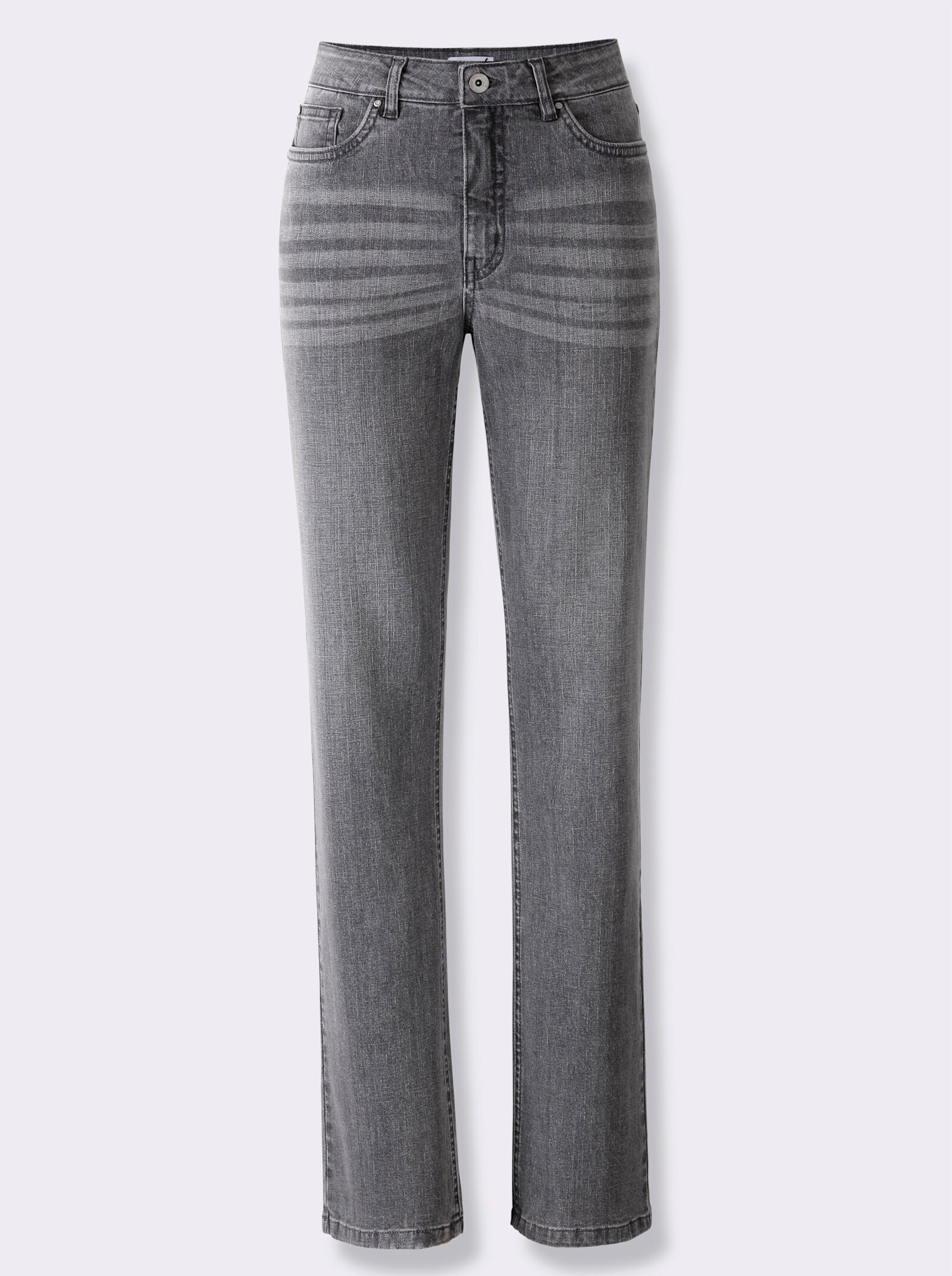 Jeans mit elastischer Qualität - stone-grey-denim