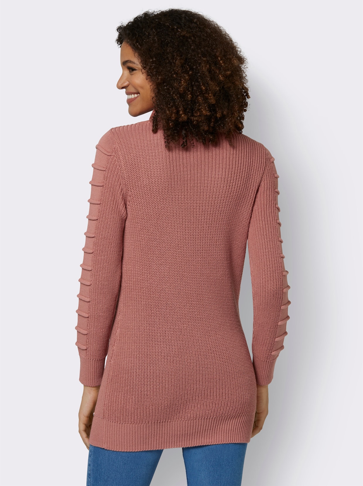 Pull long - bois de rose