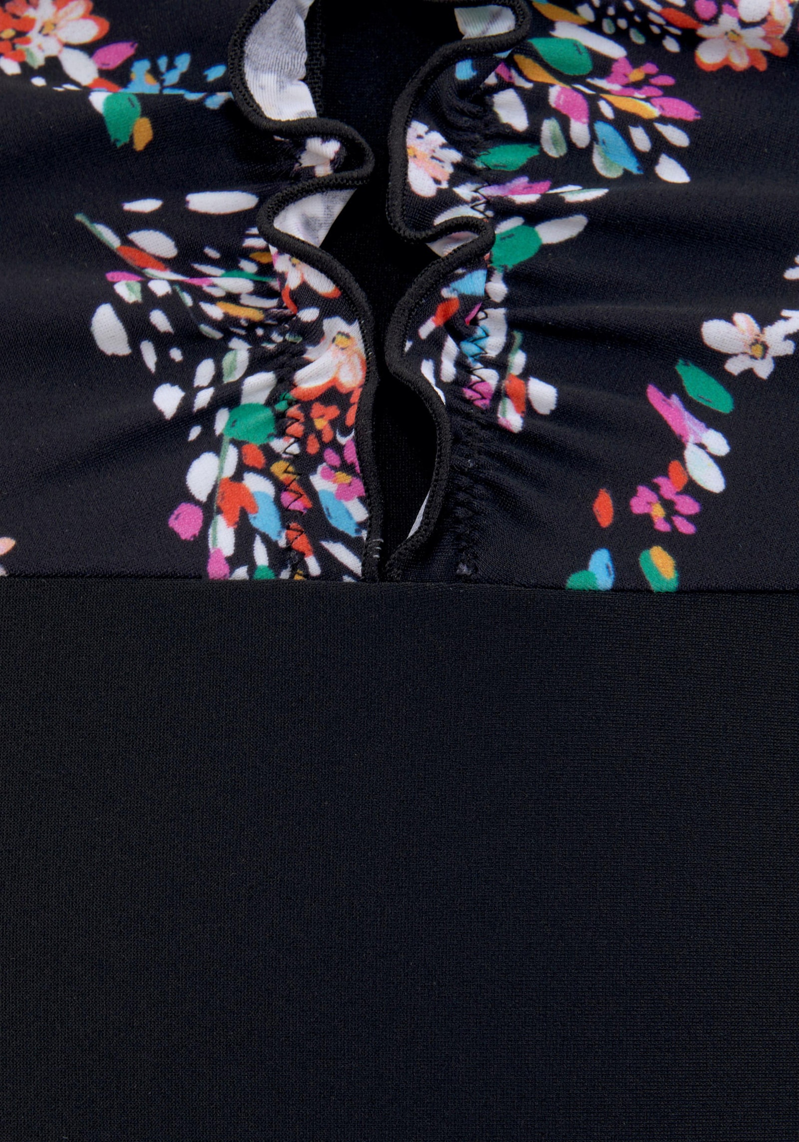 petite fleur Badeanzug - schwarz-bedruckt