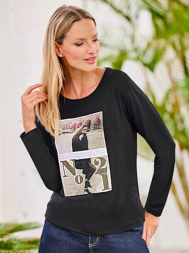heine Blusenshirt - schwarz