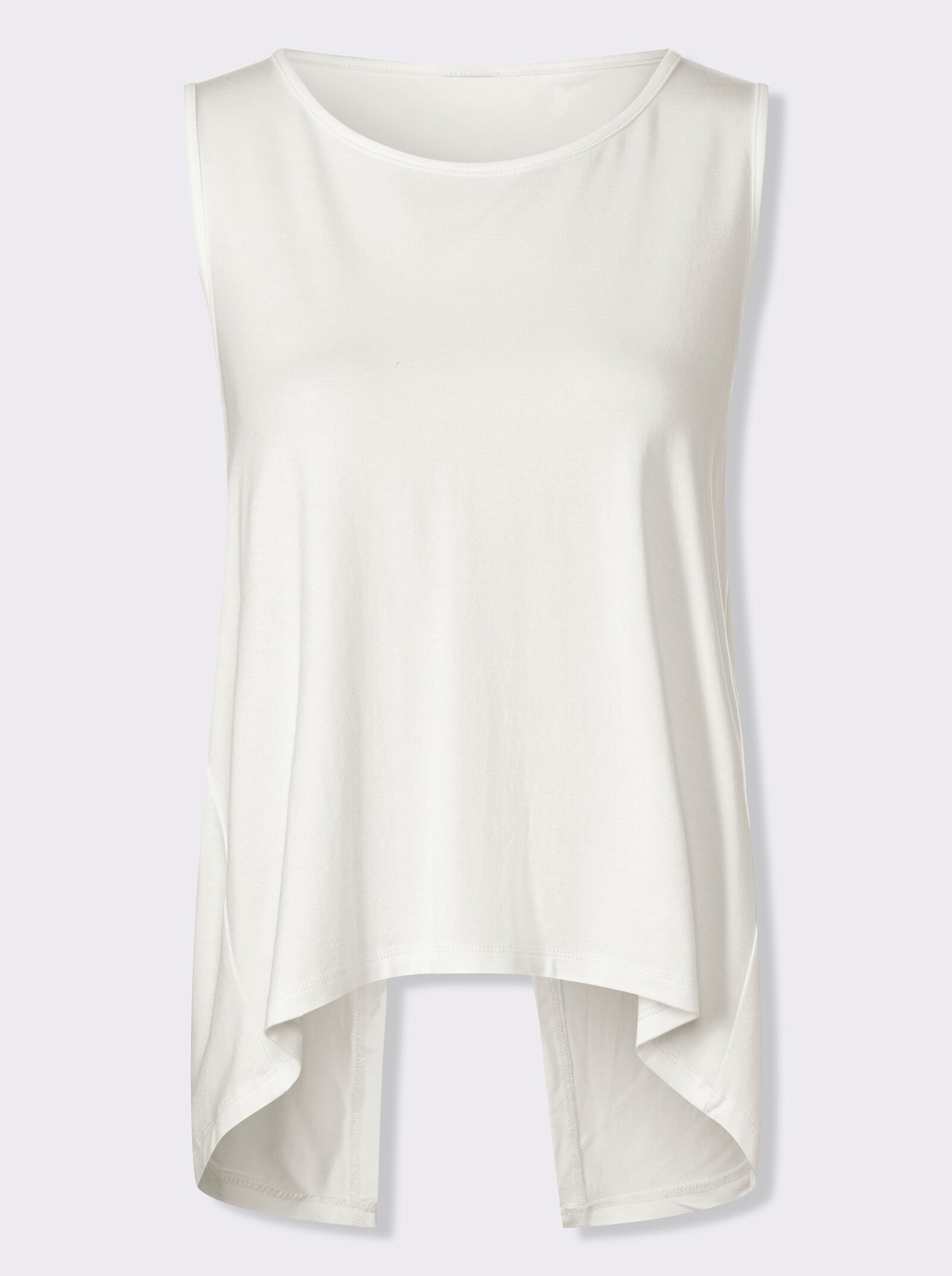 heine Débardeur avec nœud au dos - écru