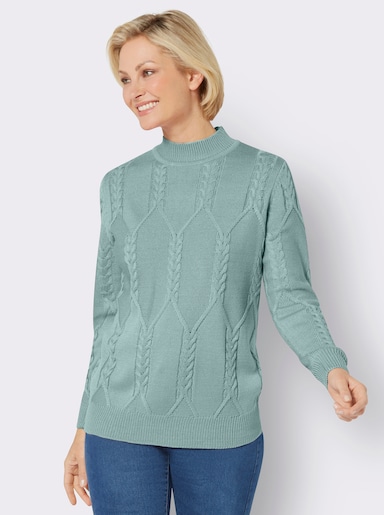 Pullover met lange mouwen - kalkmint