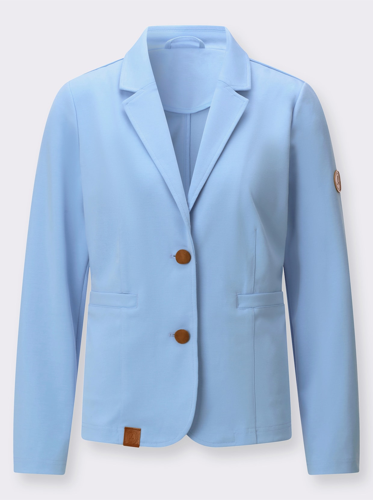 Jerseyblazer - eisblau