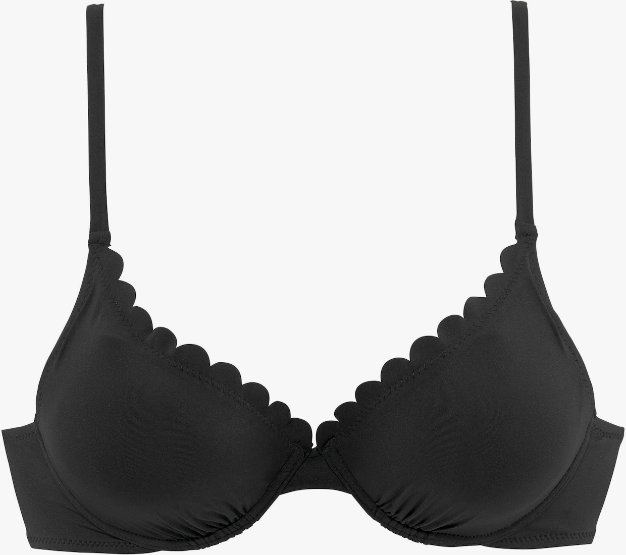 LASCANA Bügel-Bikini-Top - schwarz