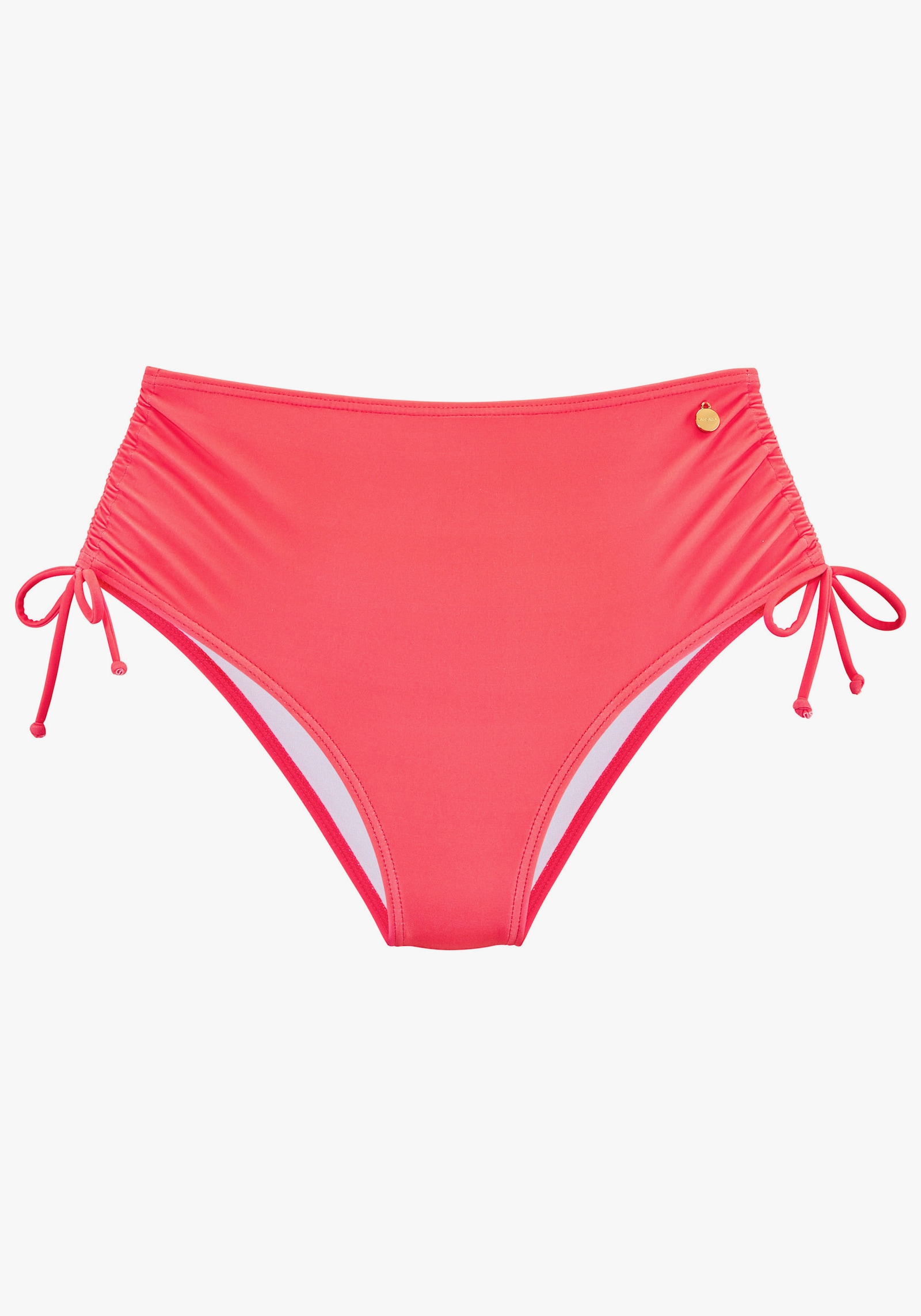 LASCANA Highwaist-Bikini-Hose - koralle