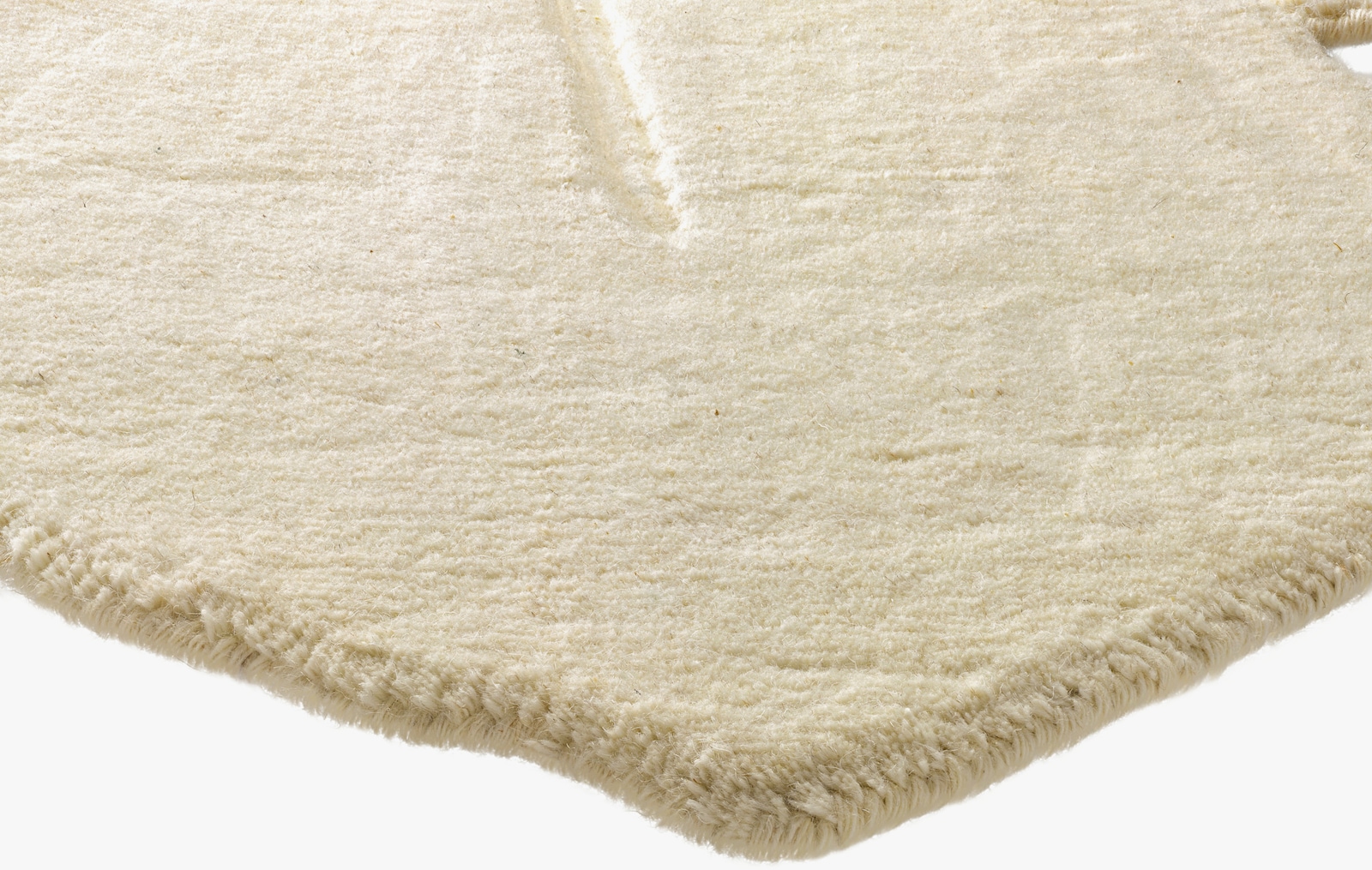 heine home Hochflorteppich - offwhite