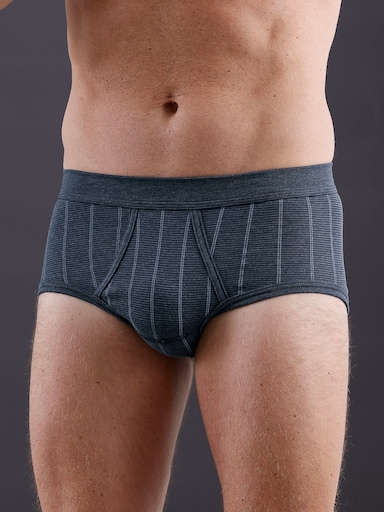 wäschepur men Slip - marine-gestreift