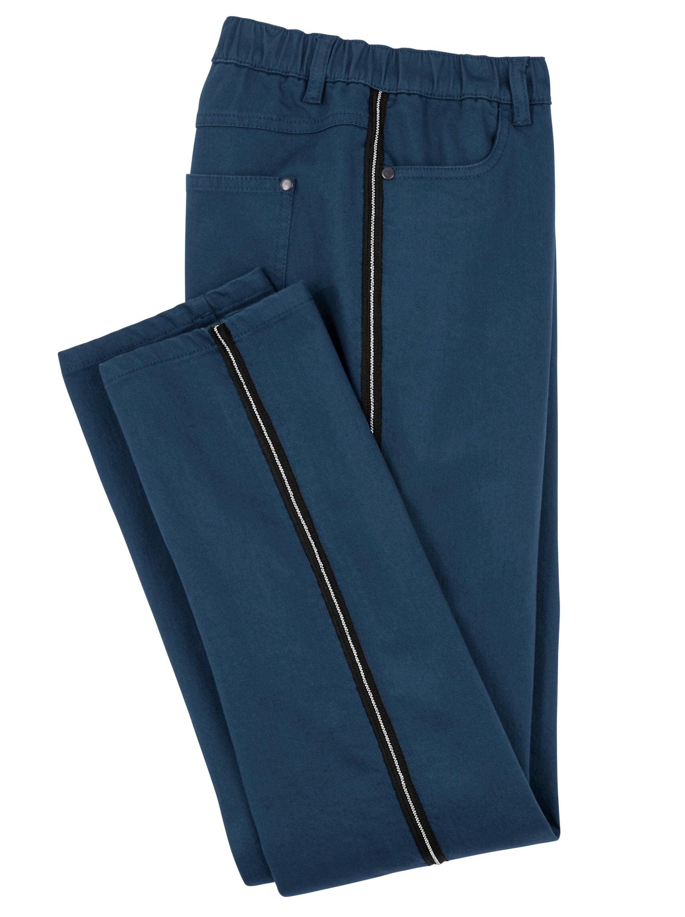 Schlupfjeans - petrol