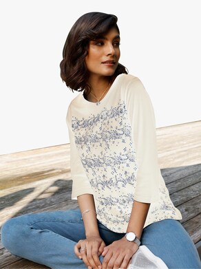 Shirt - ecru-bedruckt