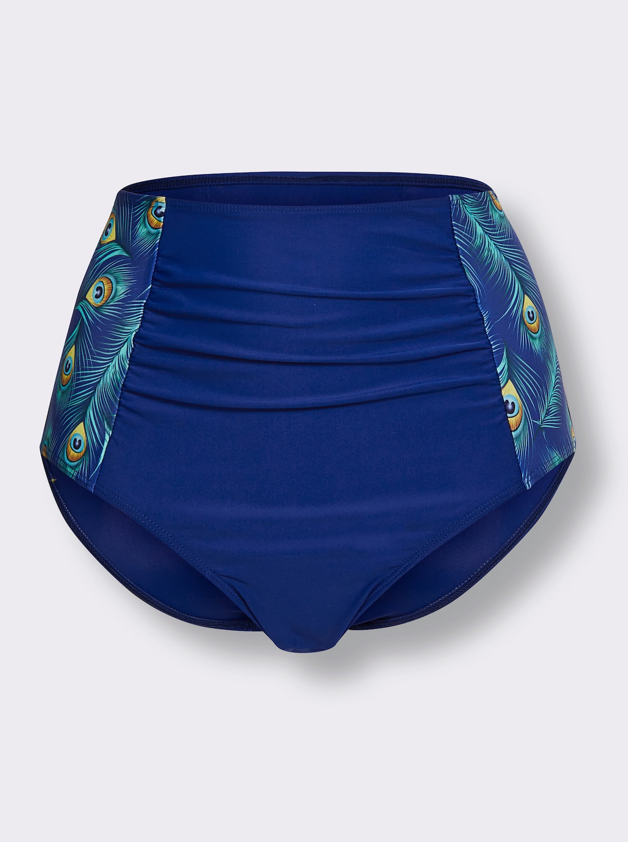 feel good Bikini-Slip - royalblau-blaugrün-bedruckt