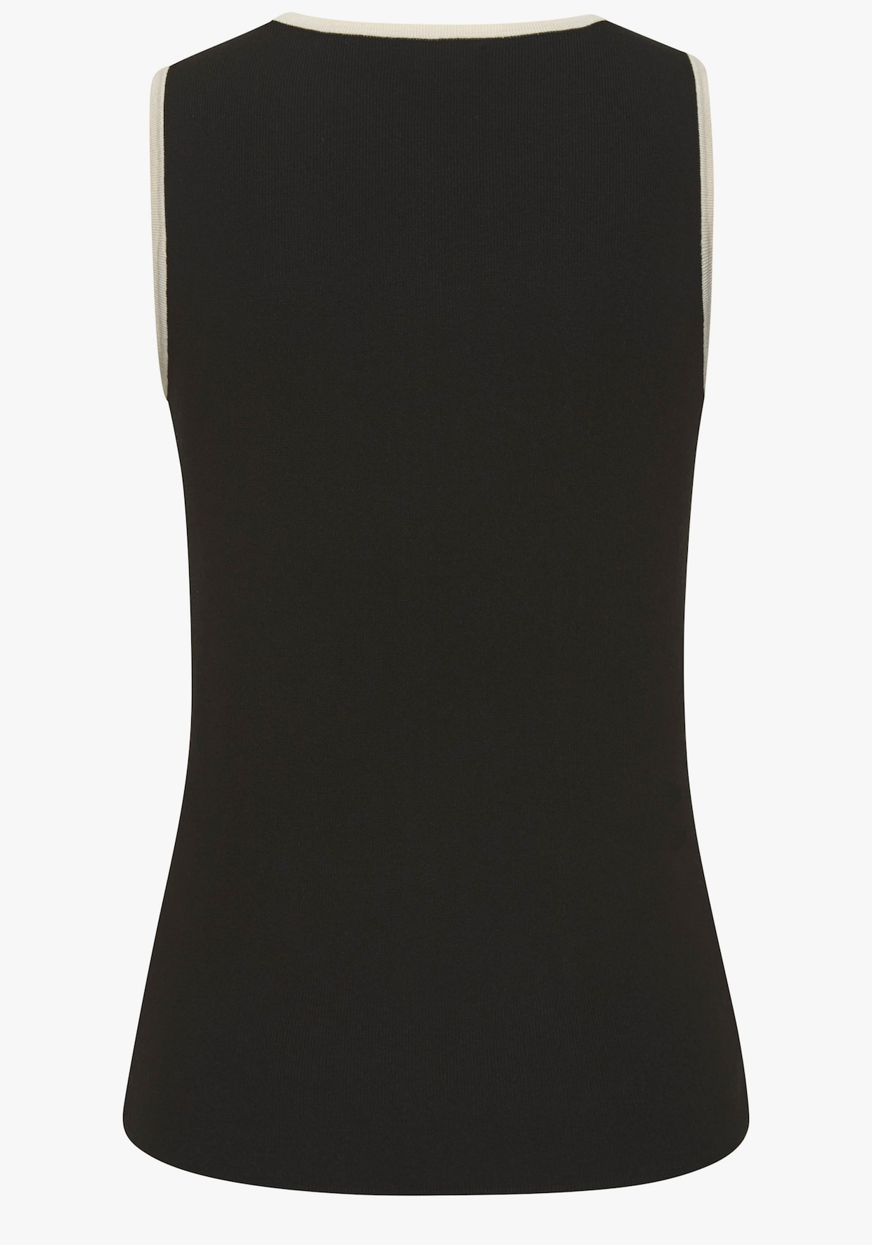 LASCANA Débardeur en tricot - noir-crème