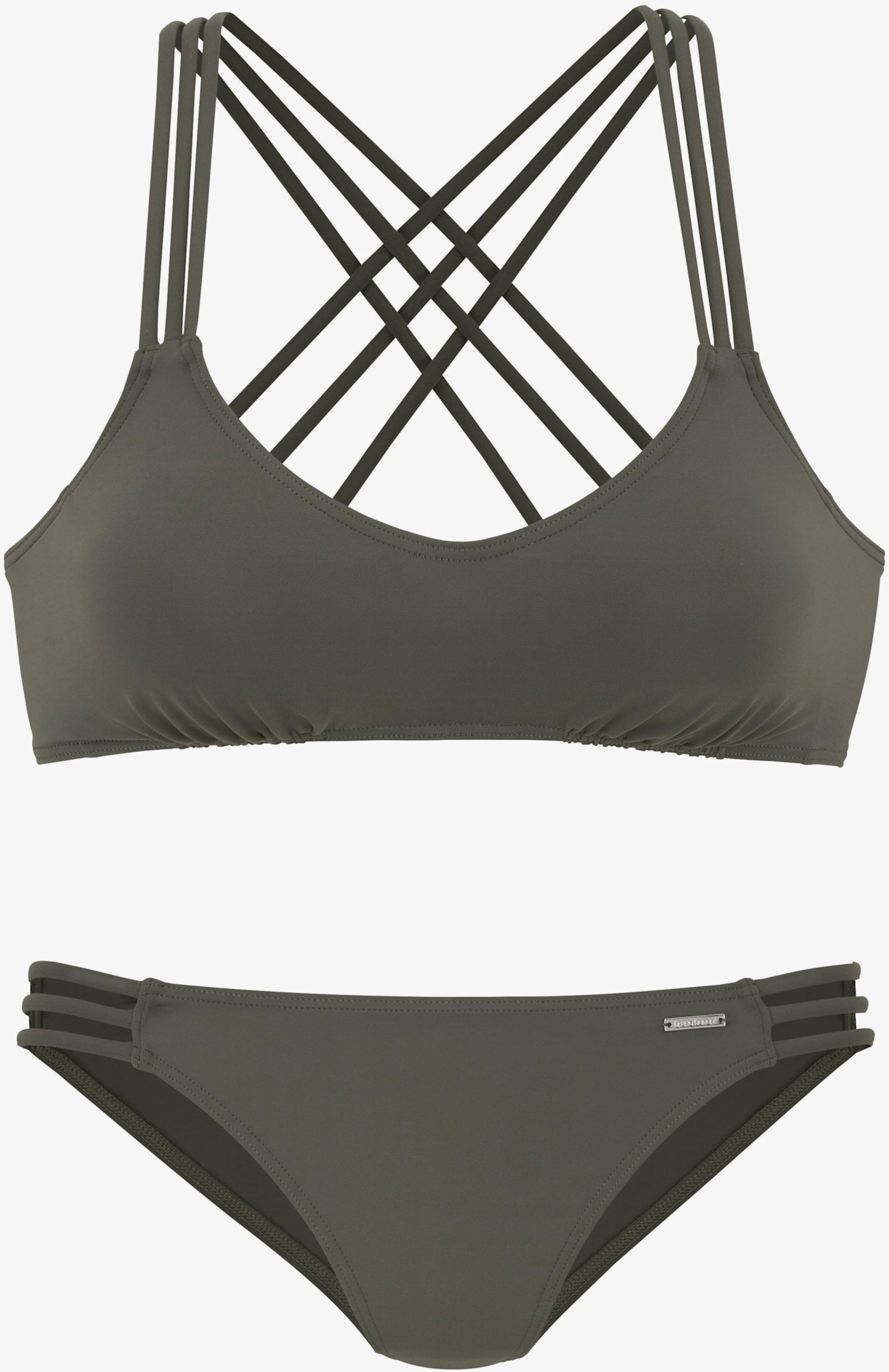 Bruno Banani bikini bustier - vert olive