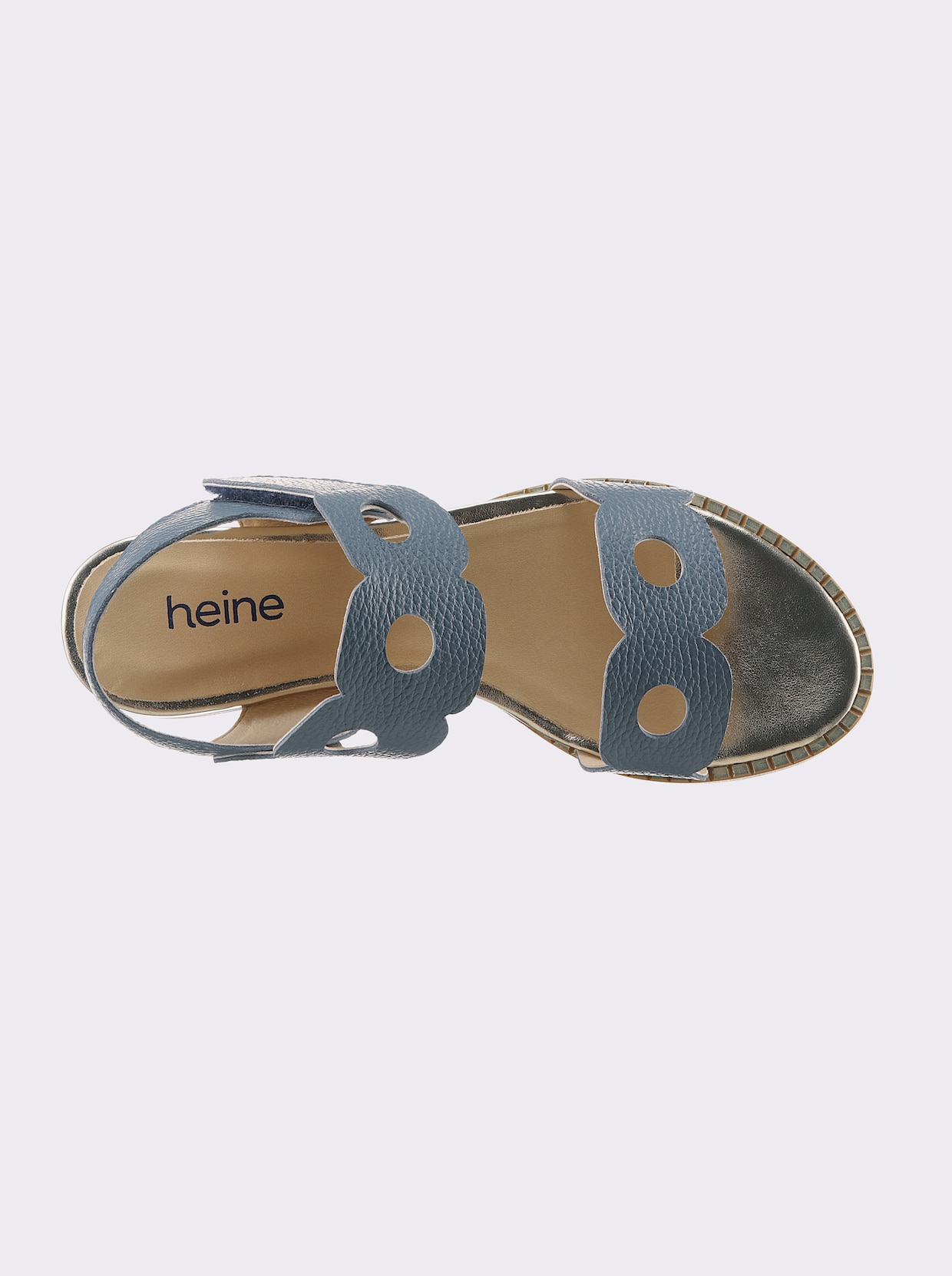 heine slipper - jeansblauw
