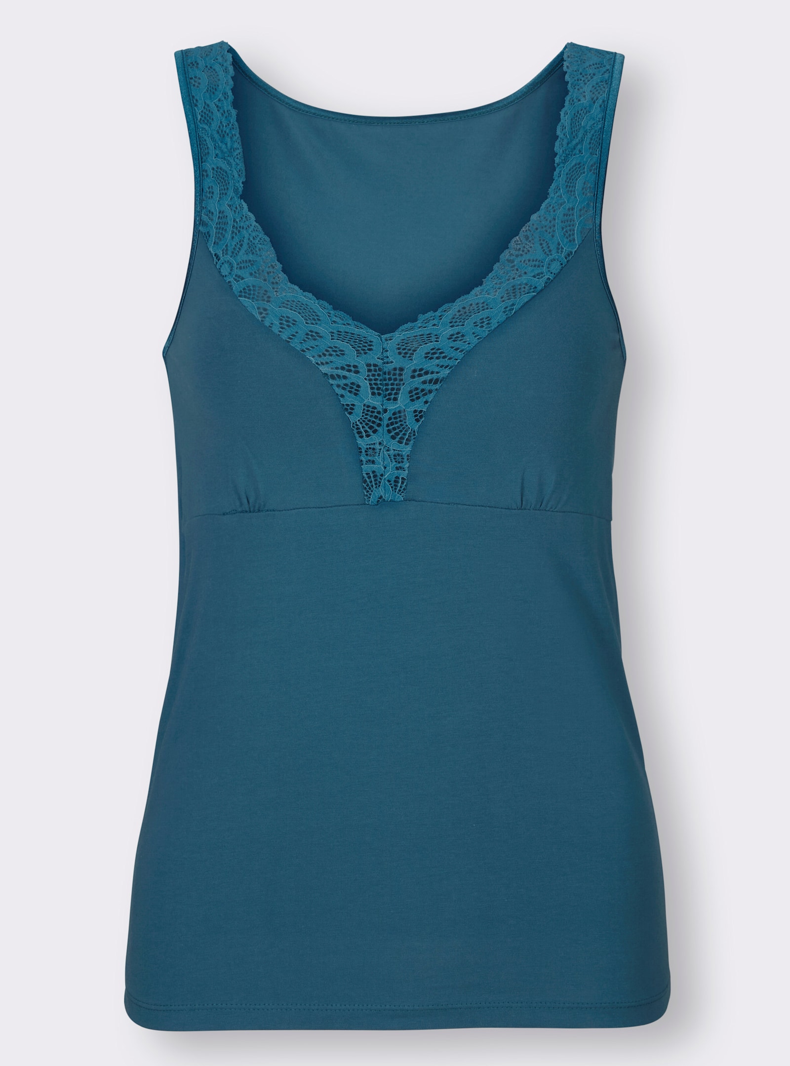wäschepur BH-Hemd mit elastischer Spitze - topas