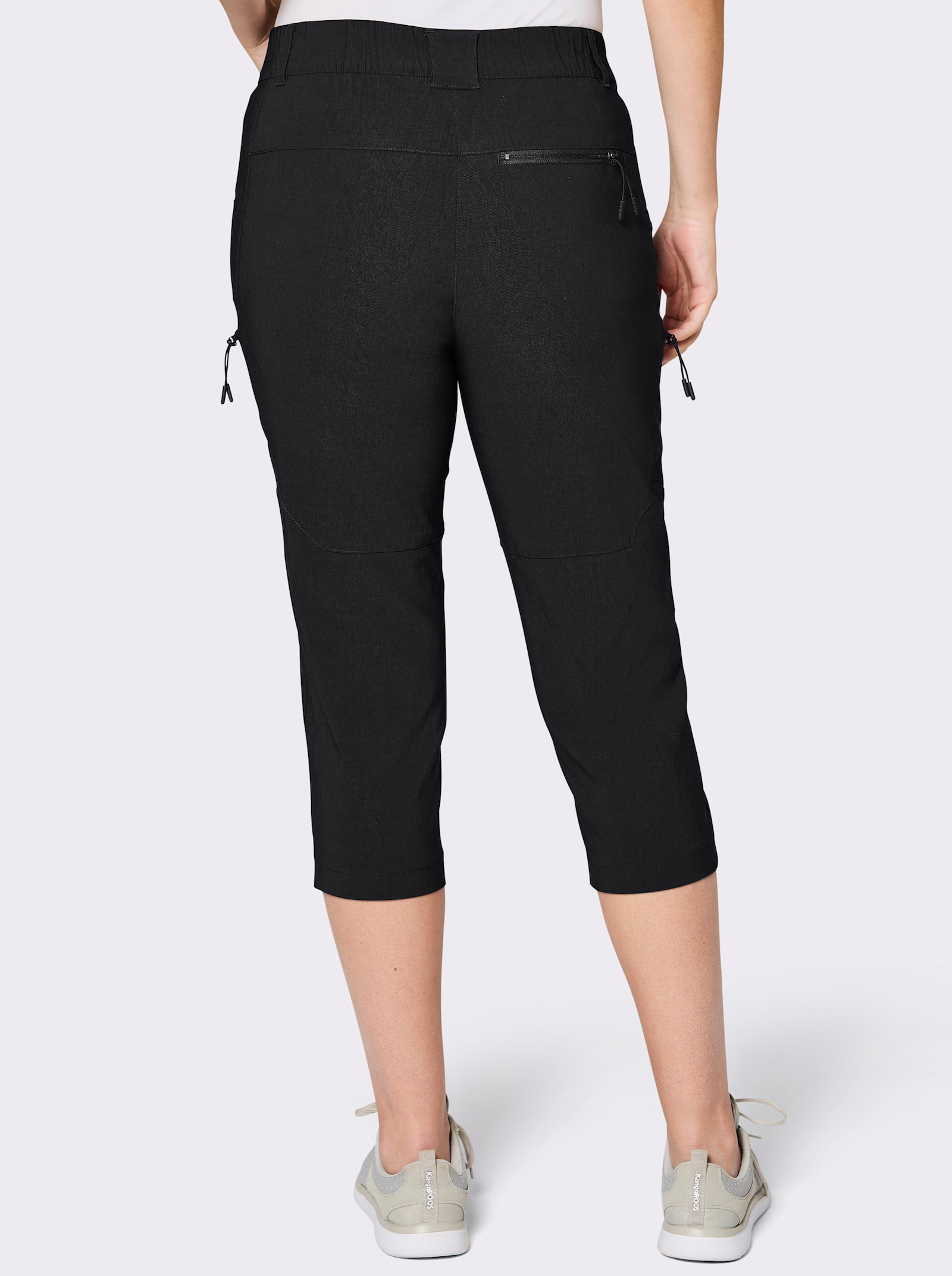 Catamaran Sports Trekkinghose mit Reißverschluss-Taschen hinten - schwarz