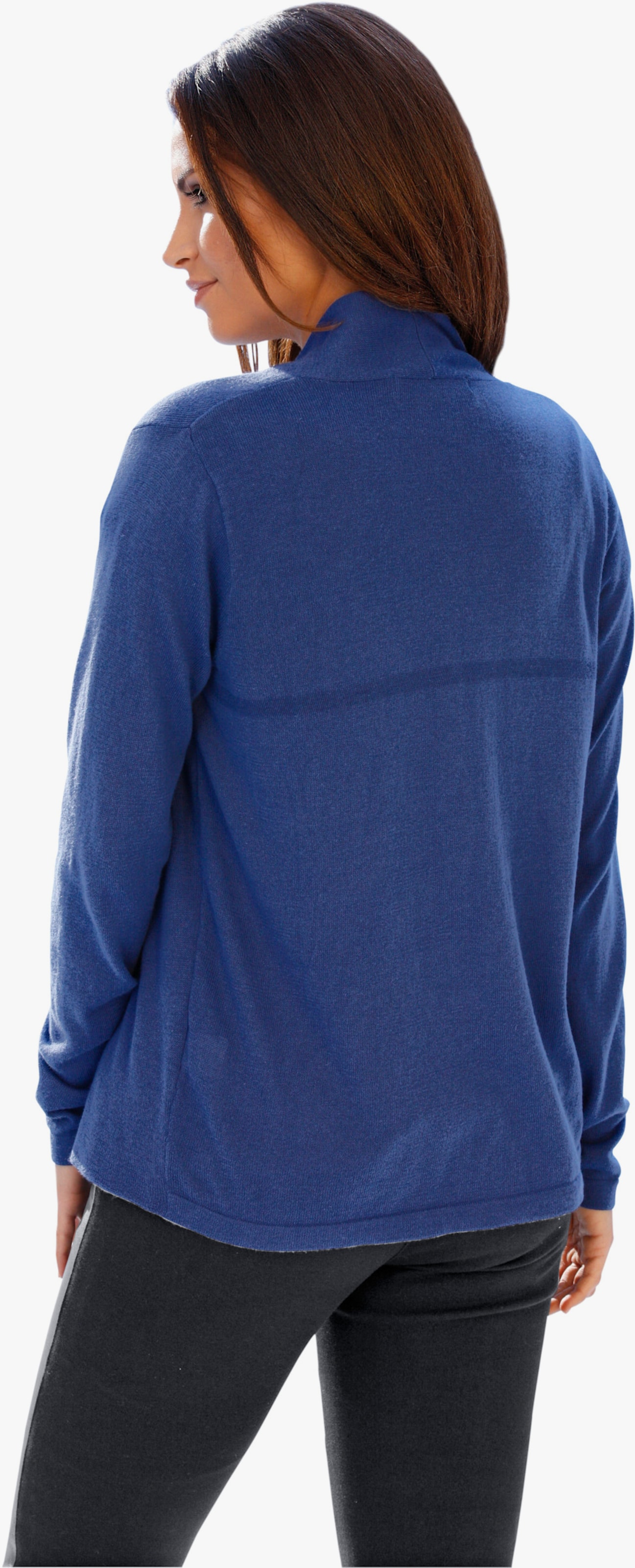 heine Twin-Set aus reiner Baumwolle - royalblau