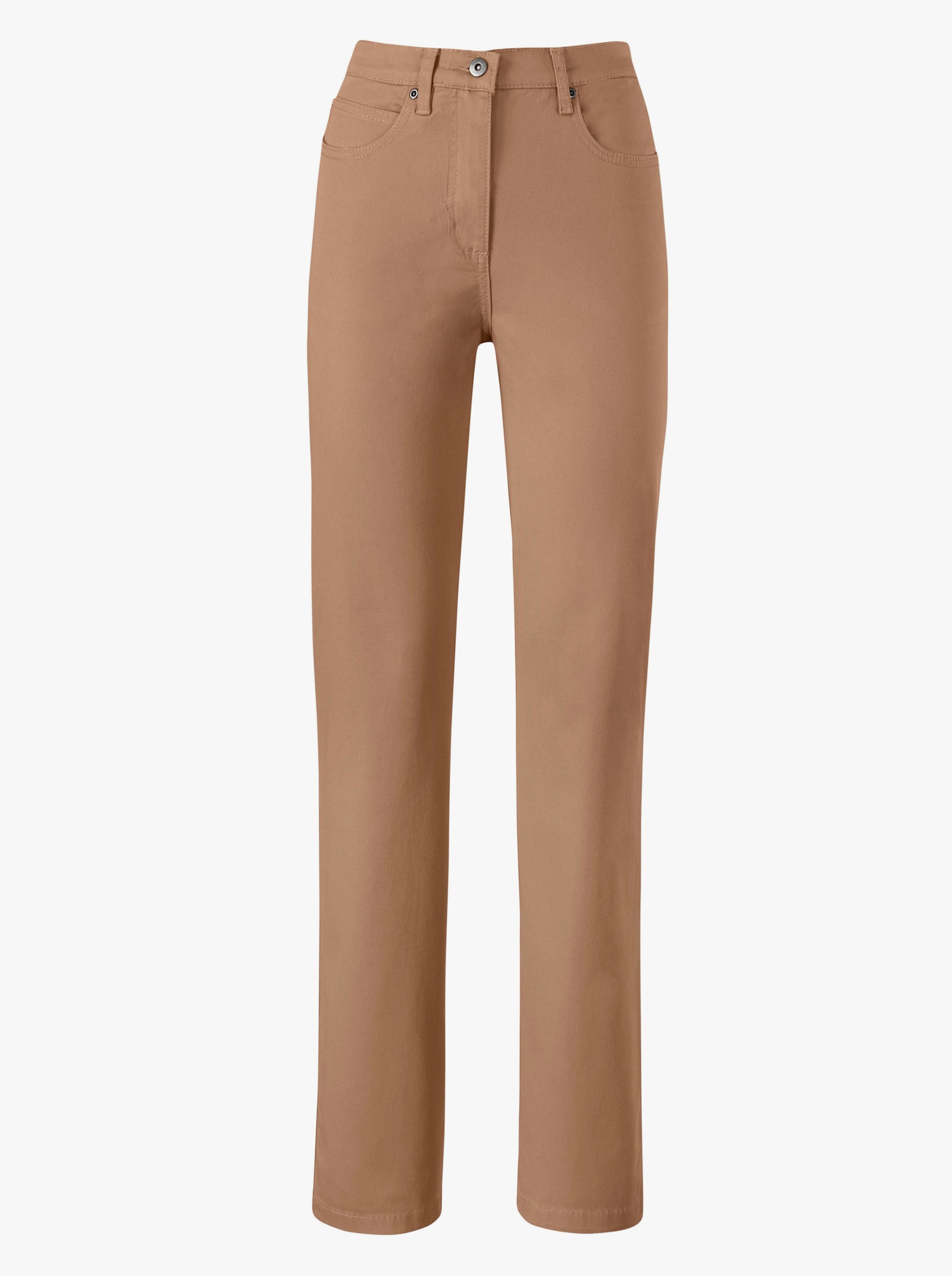 5-Pocket-Jeans mit Stretch-Anteil - camel