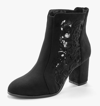 LASCANA High-Heel-Stiefelette - schwarz