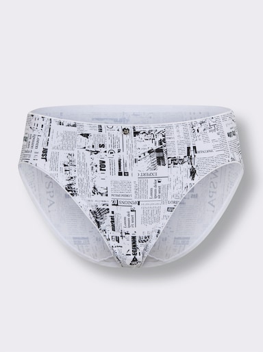 wäschepur Jazzpants - weiß-schwarz