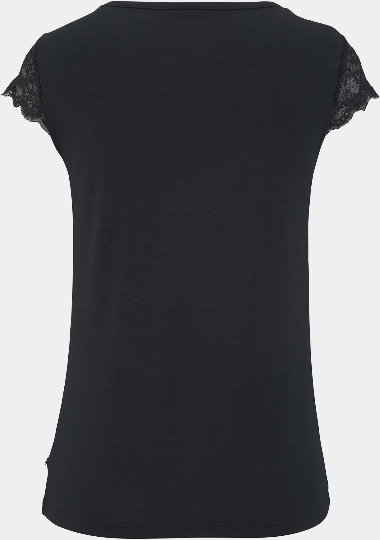 LASCANA T-Shirt - schwarz