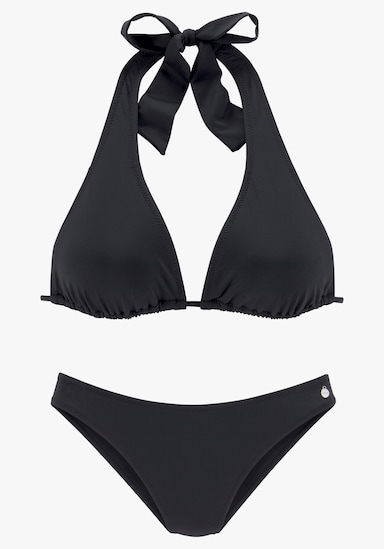 LASCANA Triangel-Bikini - schwarz