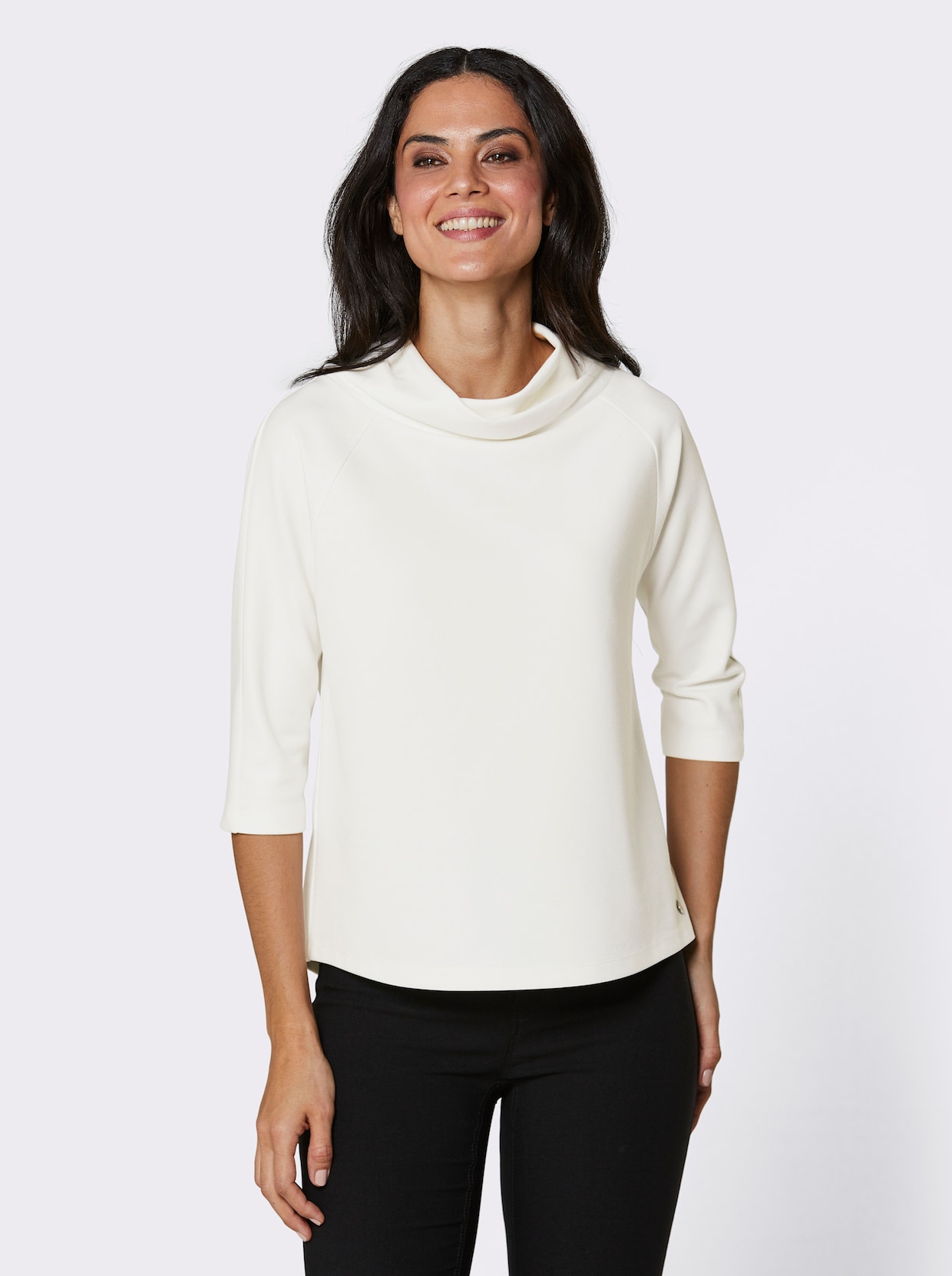 CREATION L PREMIUM Shirt met modal - ecru