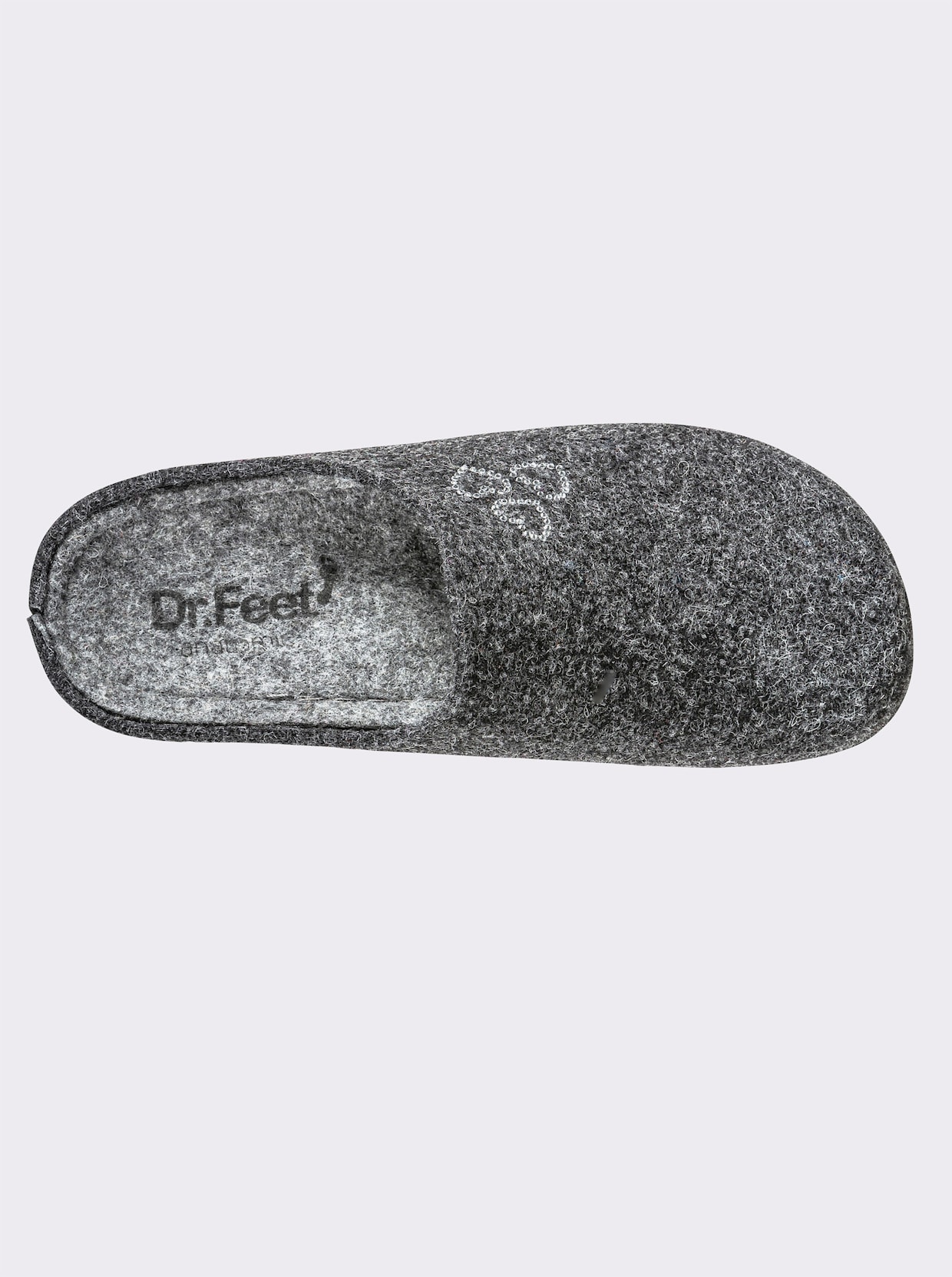 Dr. Feet Hausschuh - anthrazit