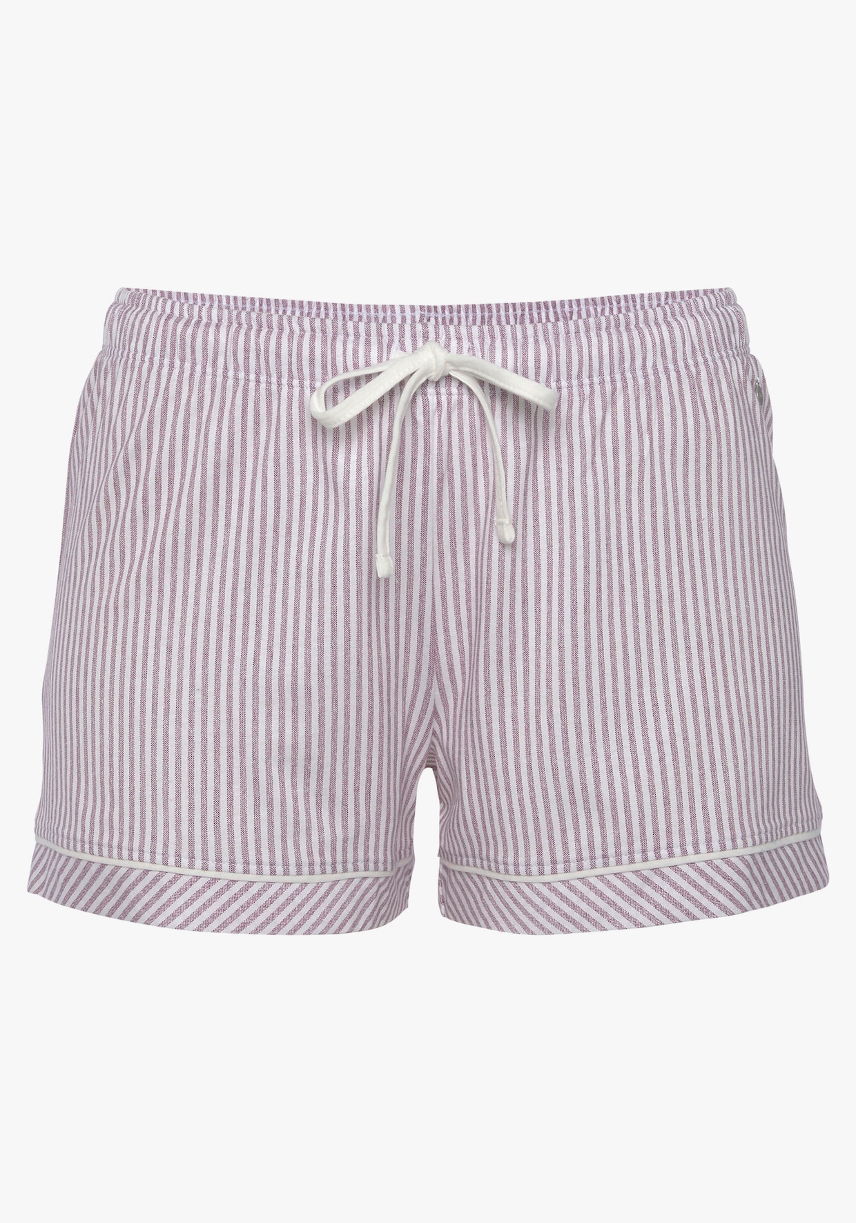 s.Oliver Pyjamashorts - bordeaux gestreift