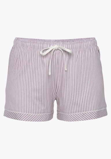 s.Oliver Pyjamashorts - bordeaux gestreift