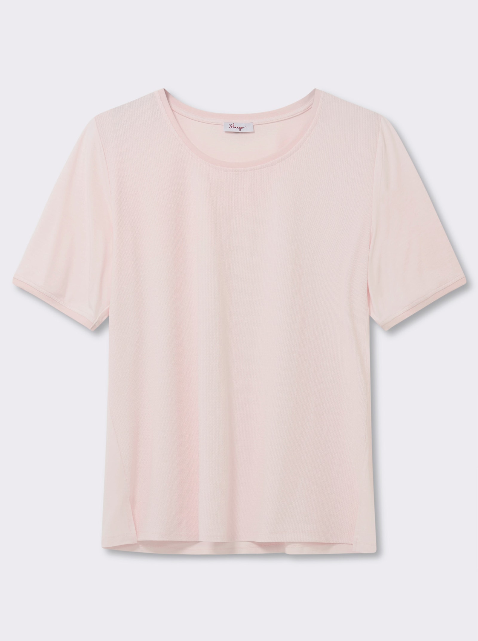 sheego Shirt - lichtroze