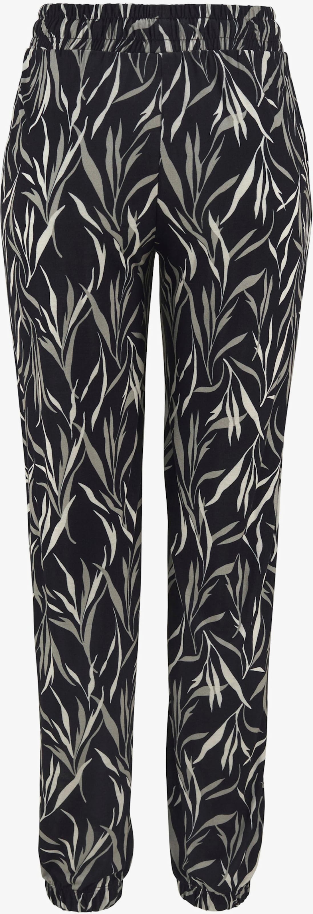 Buffalo Strandbroek - zwart/groen bedrukt