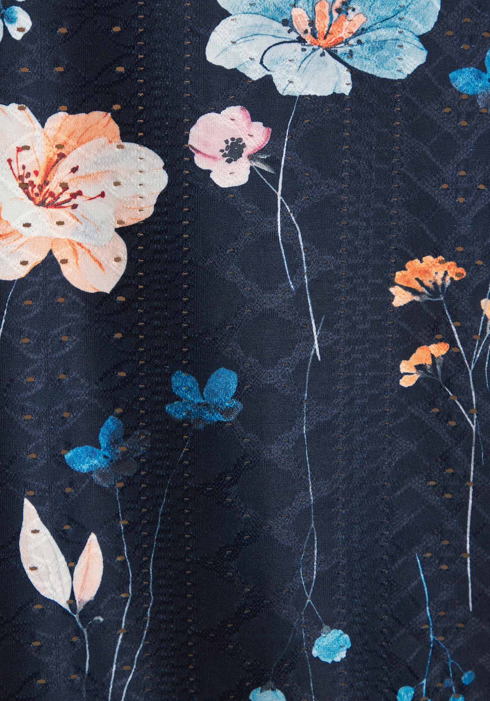 Vivance Spaghettitop - creme + navy