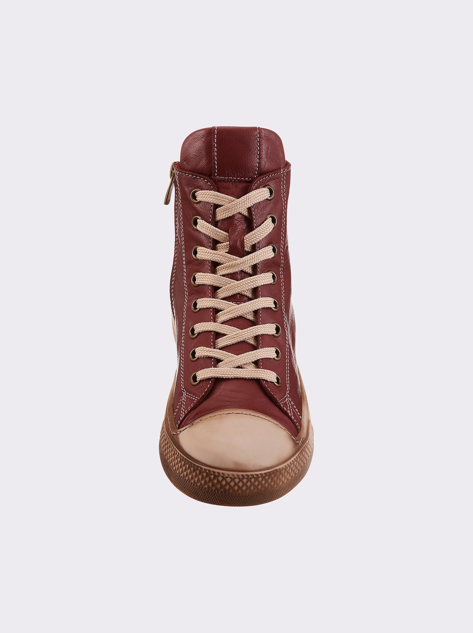 Andrea Conti Sneaker - bordeaux-taupe