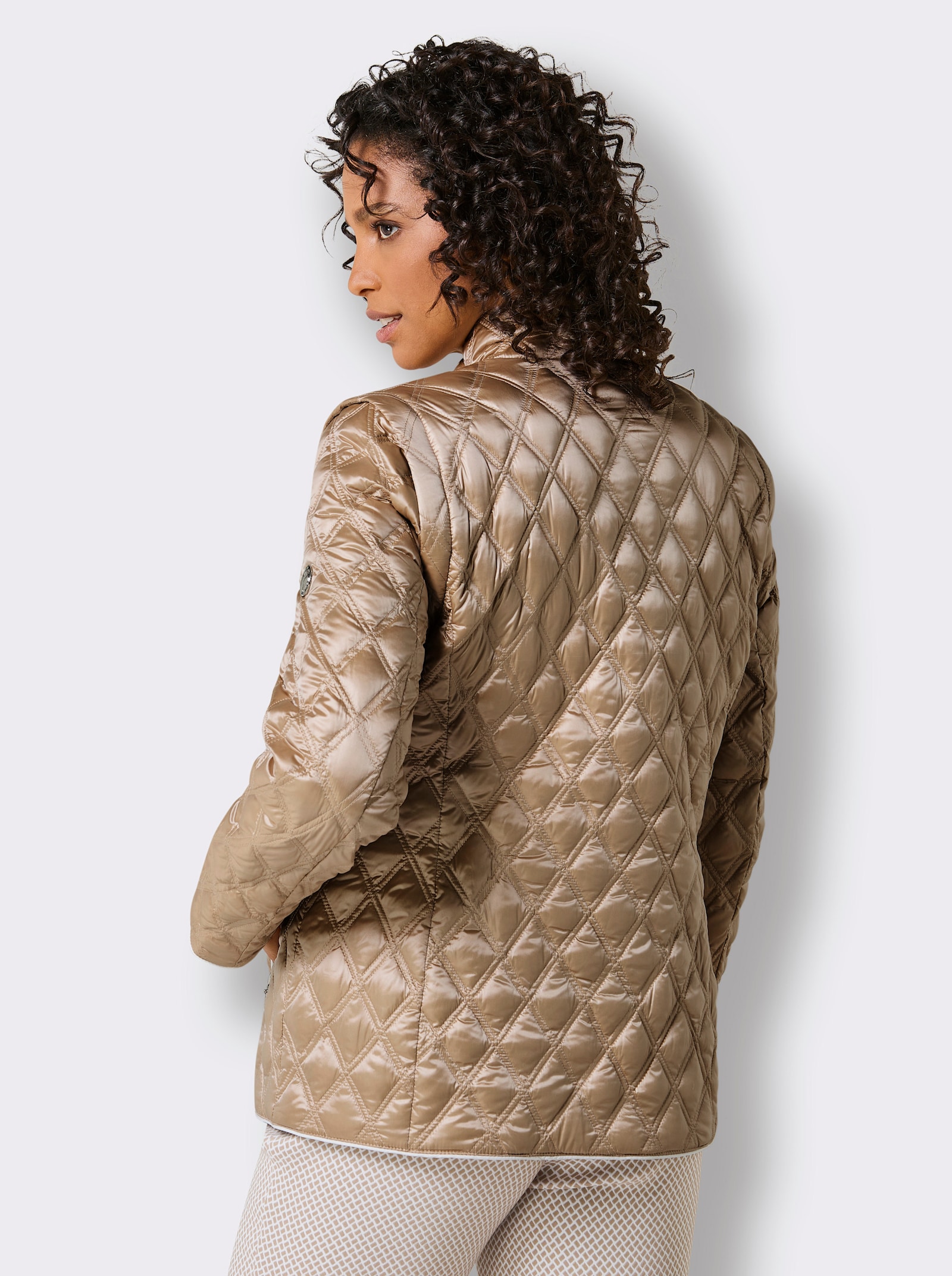 CREATION L PREMIUM Veste légère en duvet, 2 façons de la porter - beige