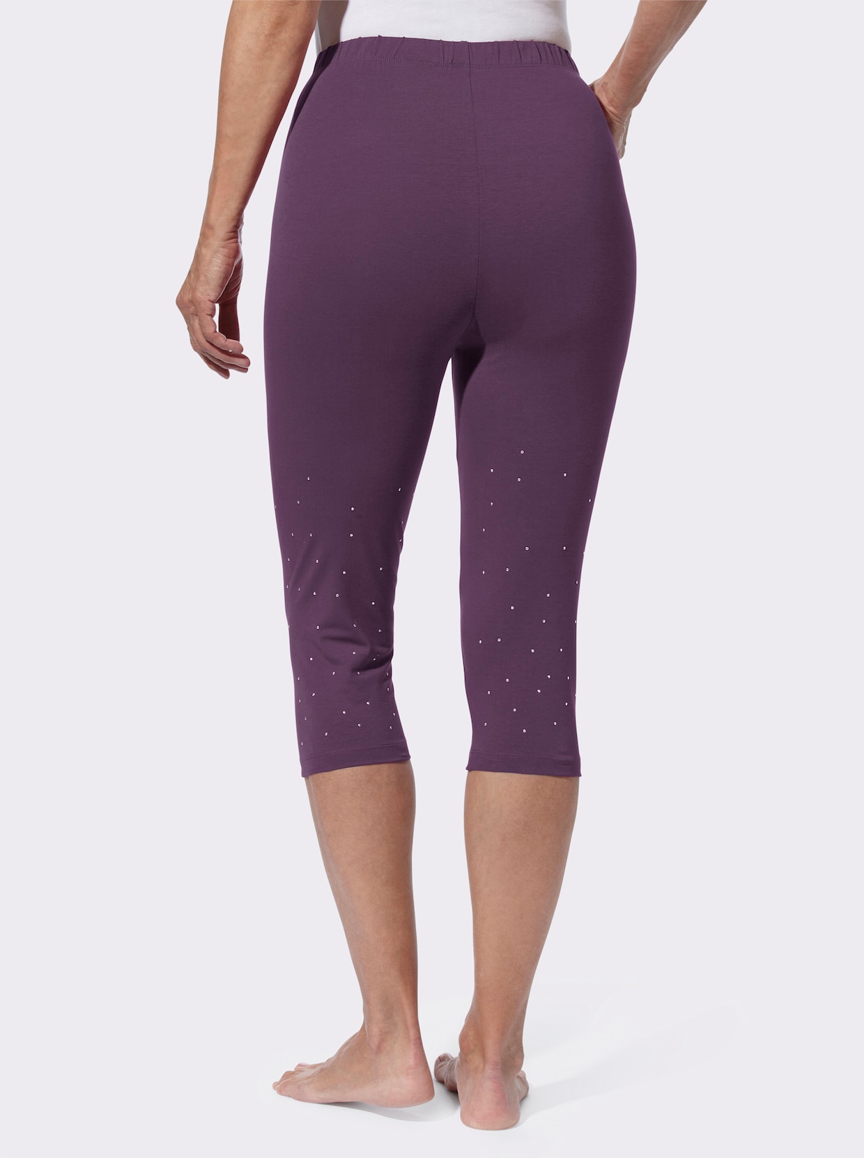 Capri-Leggings - traube