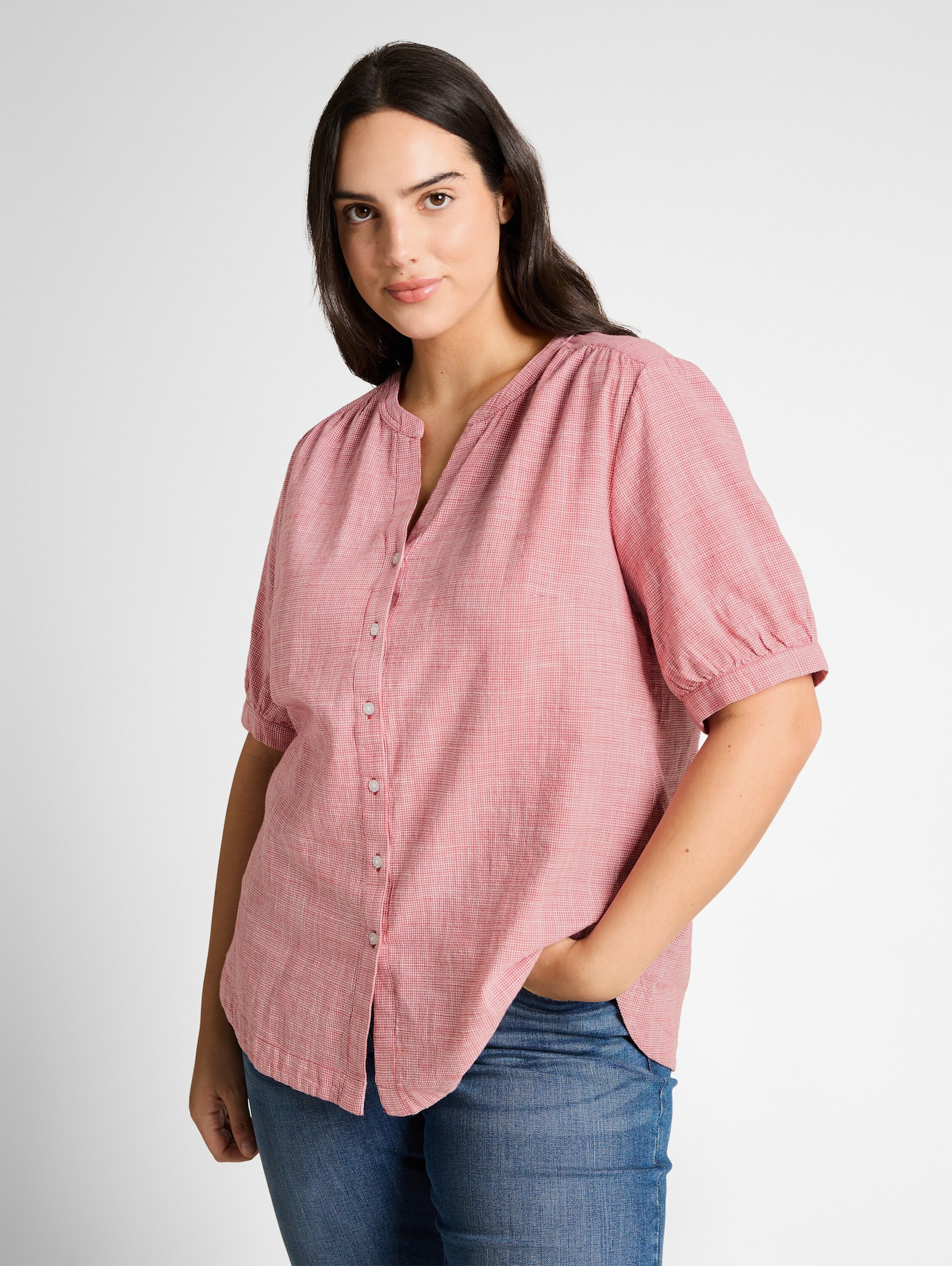 Klassische Bluse - cozy pink