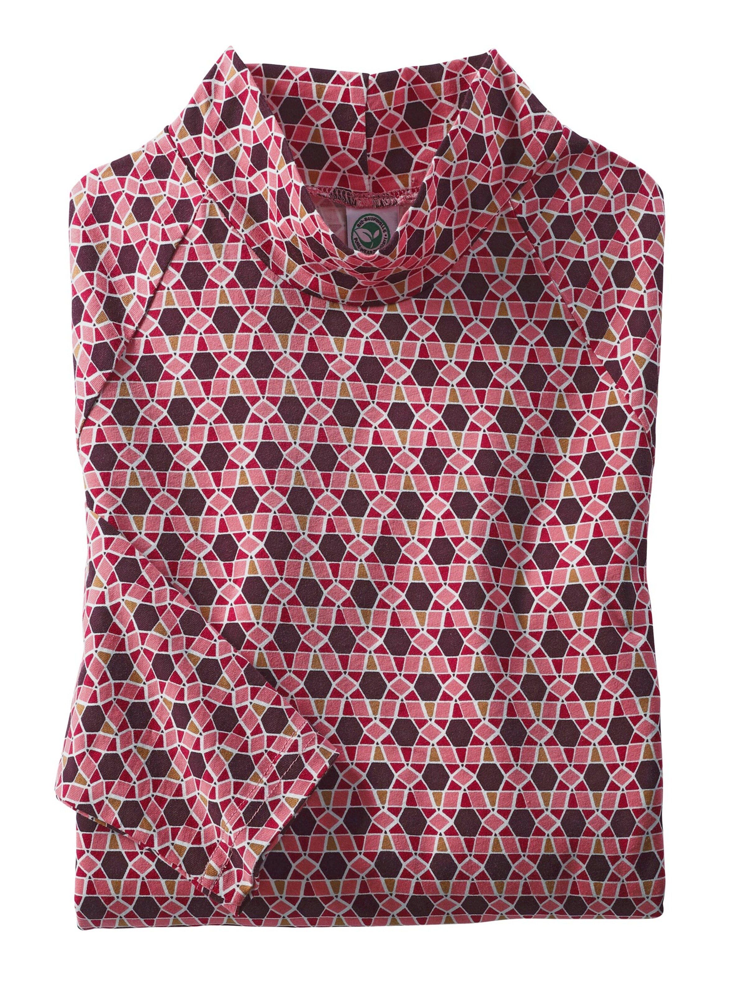 Shirt - bordeaux-gemustert