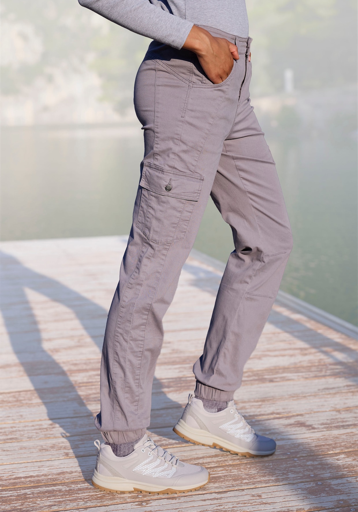 LASCANA ACTIVE Trekkinghose - stone