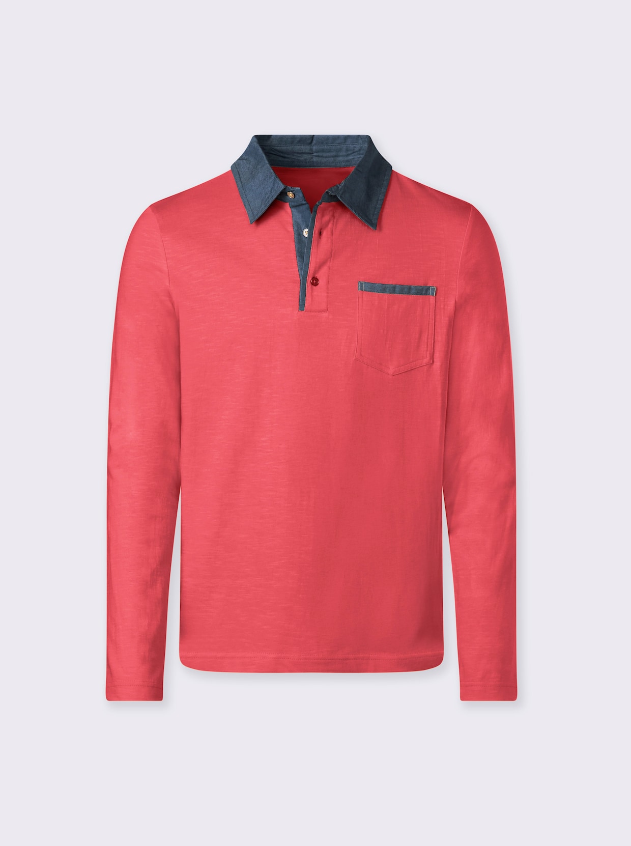 Marco Donati Langarmshirt - grapefruit