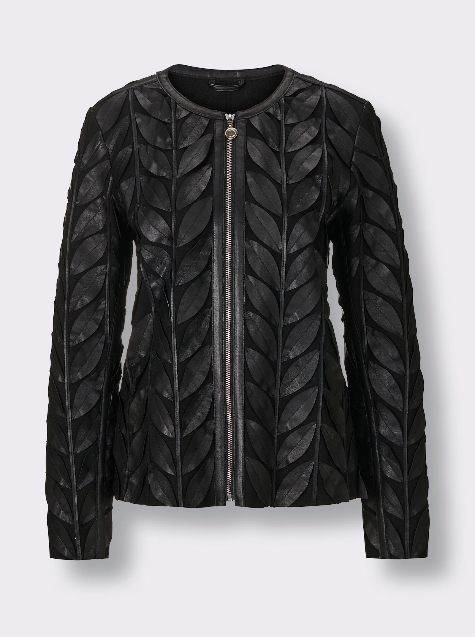 Mainpol Lederblazer in exquisiter Lammnappa-Qualität - schwarz