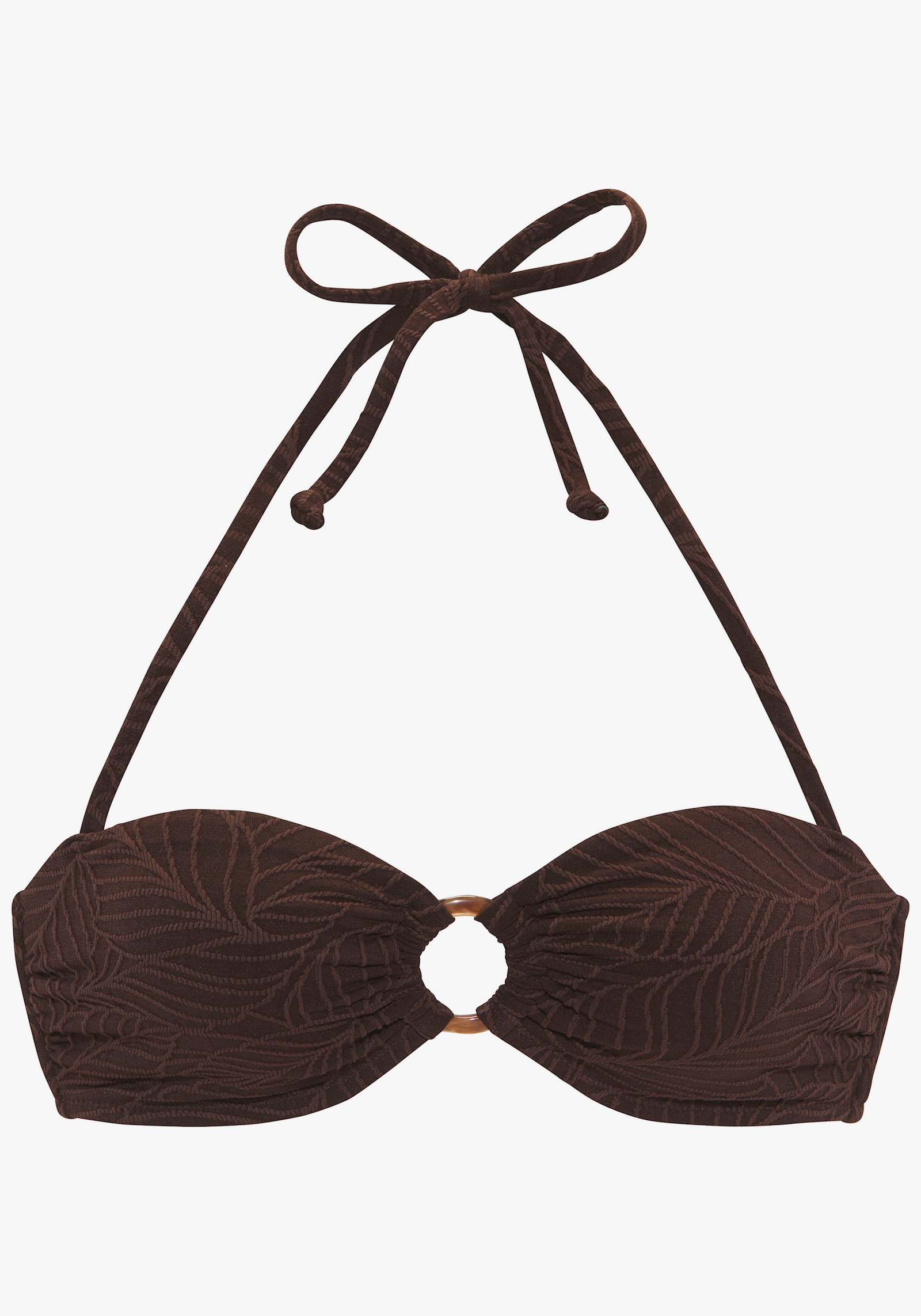 LASCANA Bandeau-Bikini-Top - braun