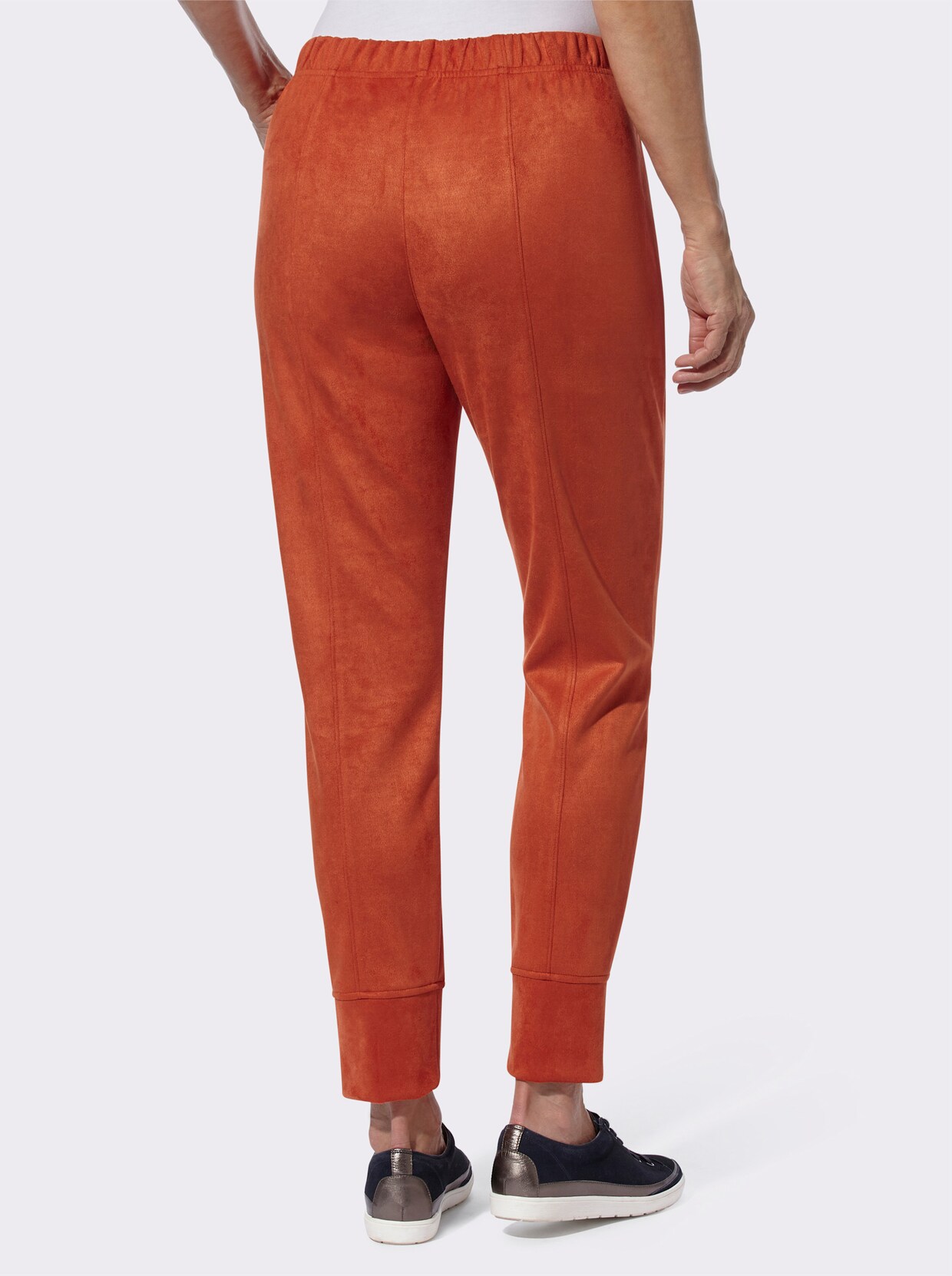 Comfortbroek - roestrood