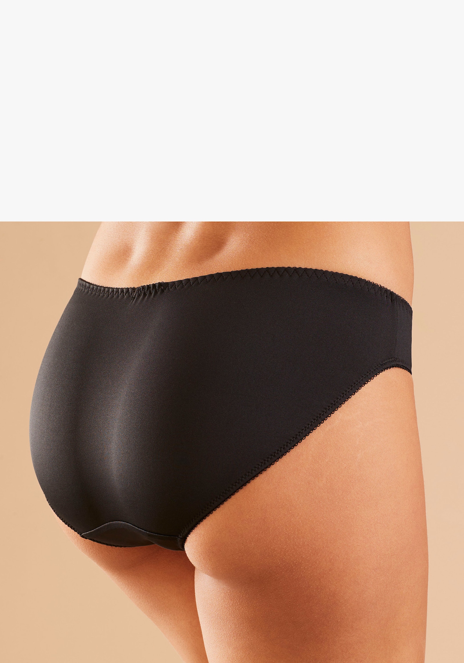 Nuance Slip - schwarz-weiss+weiss