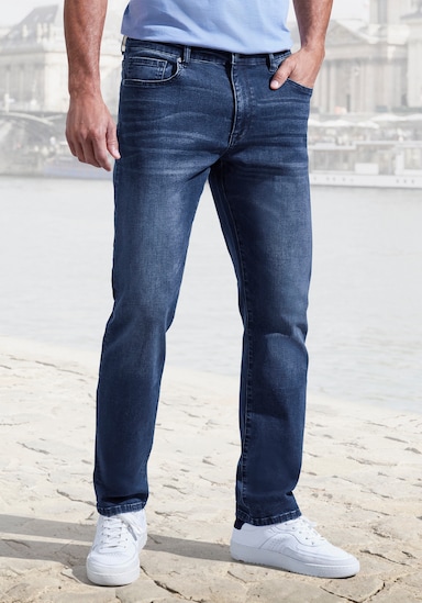 5-Pocket-Jeans - dark-blue-denim