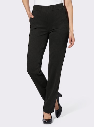 Jerseyhose in formstabiler Qualität - schwarz