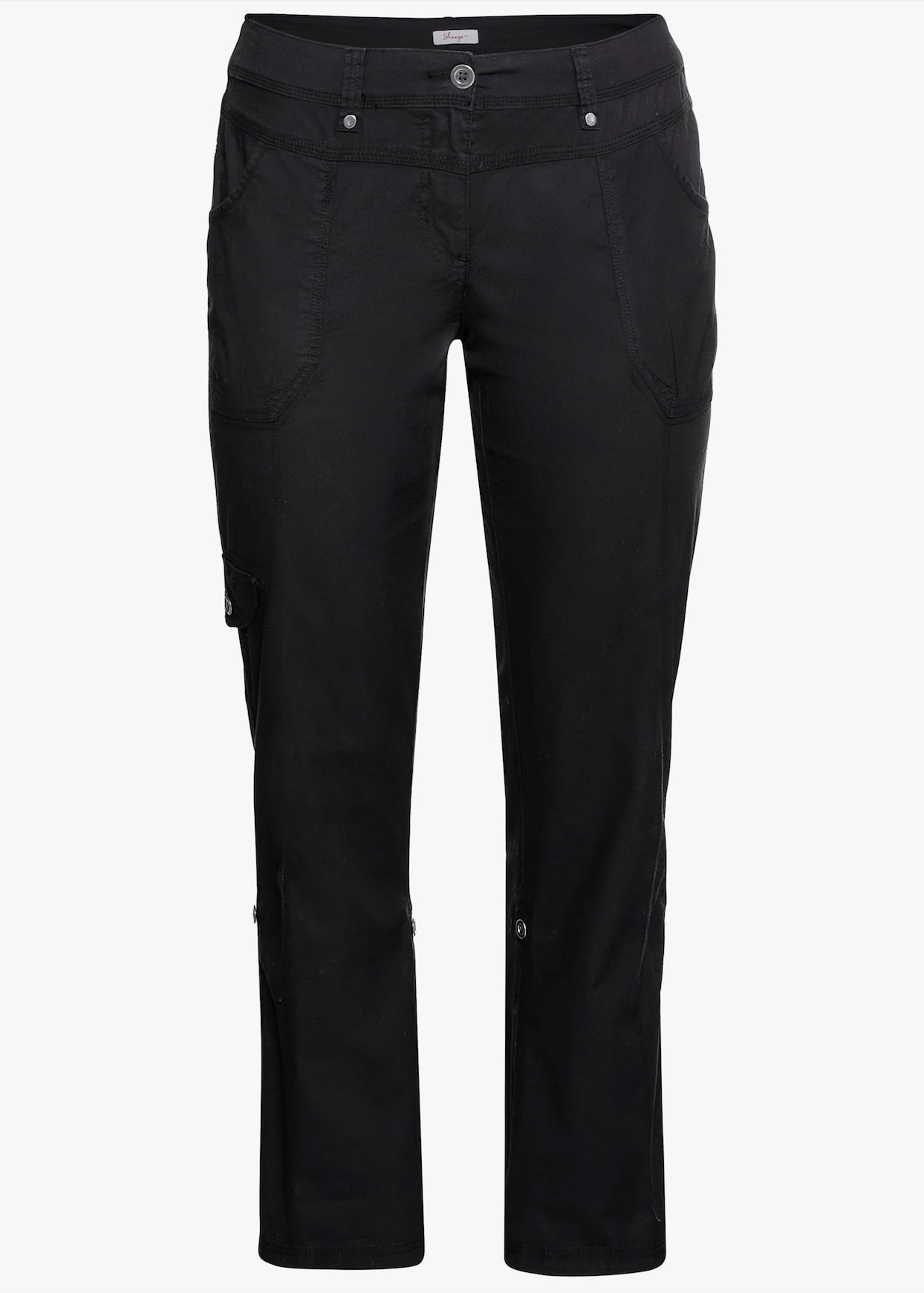 sheego Cargohose - schwarz