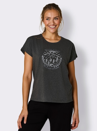 Catamaran Sports Freizeitshirt - graphit-meliert