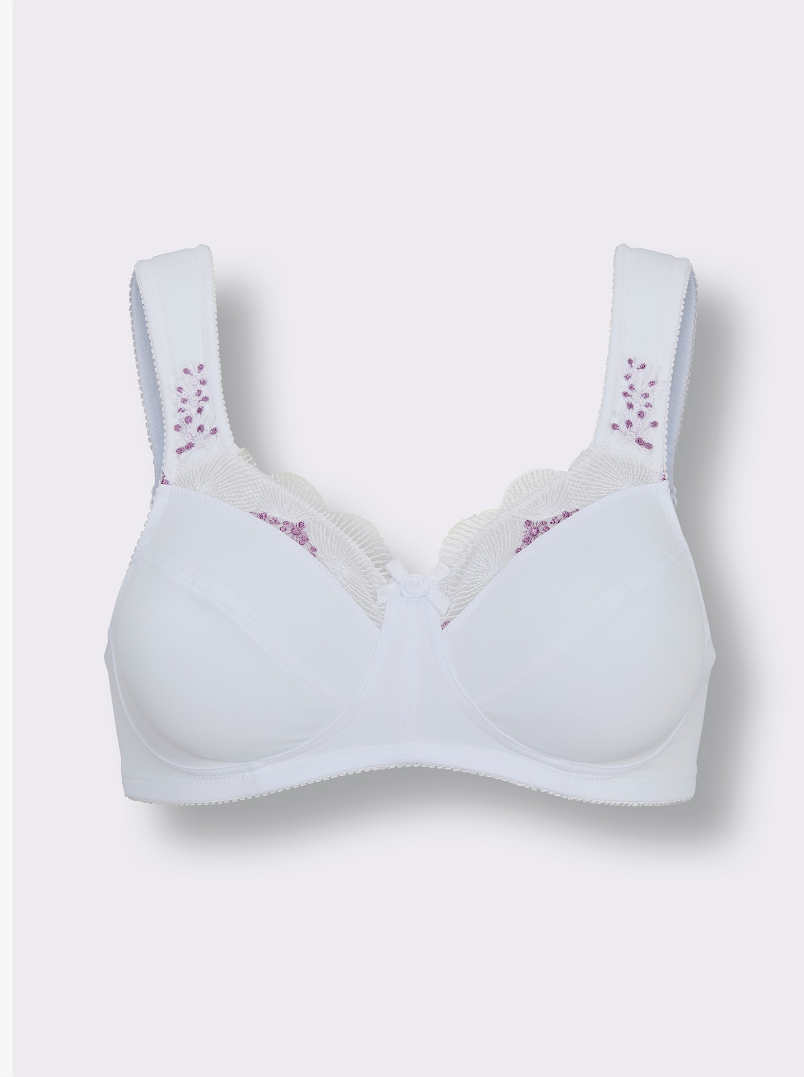 wäschepur BH ohne Bügel - weiß