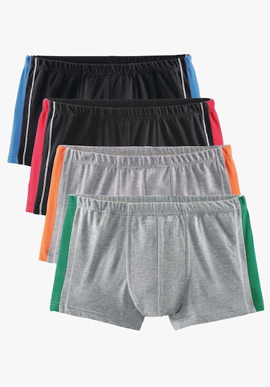 AUTHENTIC UNDERWEAR Boxer - grau-meliert, grau-meliert, schwarz, schwarz