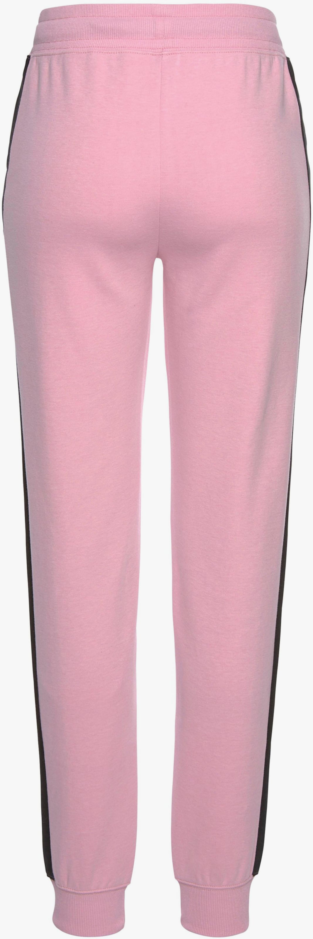 Bench. Loungewear Sweathose - rosa-schwarz